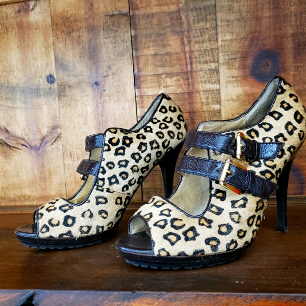 Michael Kors leopard heels